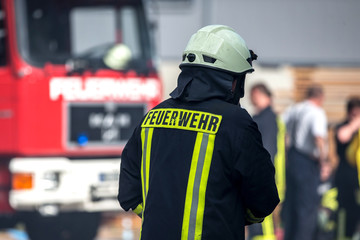 German firefighters extinguish the last fires after the big fire