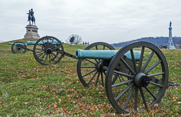 View of the Gettysburg battlefield, site of the bloodiest battle of the Civil War. 