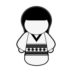 Chinese portal symbol icon vector illustration graphic design