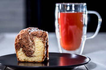 Organic cinnamon coffee cake