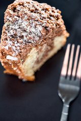 Organic cinnamon coffee cake