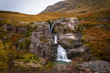 Fototapeta na wymiar Glencoe waterfall