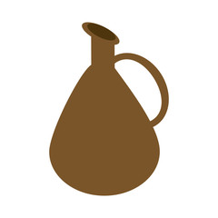 Old jug isolated icon vector illustration graphic design