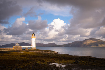 Fototapeta na wymiar isle of mull lighthouse