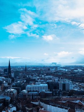 Fototapeta Panorama miasta Hamburg 