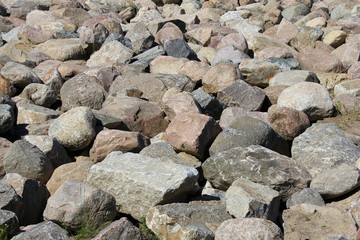 Great stones as a background