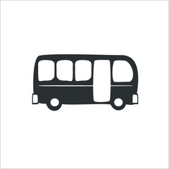 Bus icon. Vector Illustration