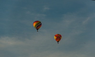 Hot Air Ballon flying high