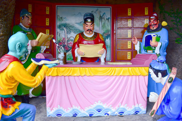 Genting Highlands, Malaysia - November 2, 2017: Chin Swee Cave Temple Ten Hell Chambers