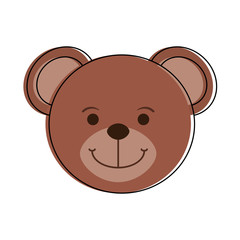 Cute teddy cartoon icon vector illustration graphic design