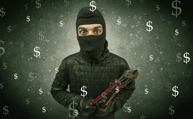 Money hungry thief.