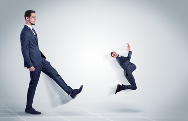 Young businessman fired by boss