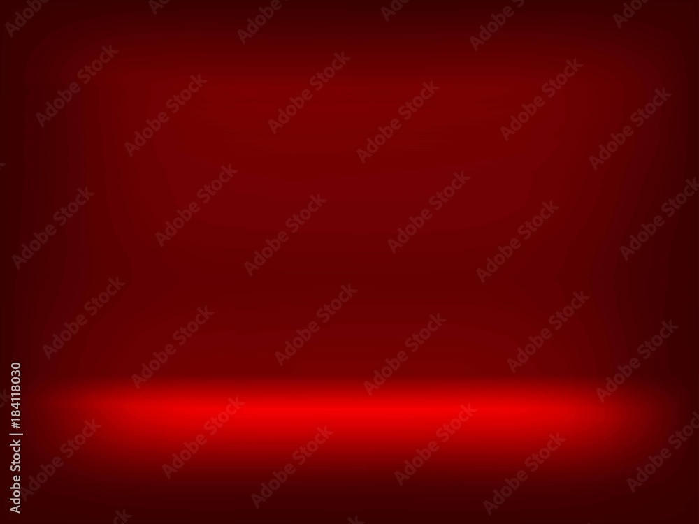 Poster Abstract red blur color gradient background for graphic design with copy space. Vector illustration.