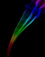 Obraz premium Multi colour smoke 