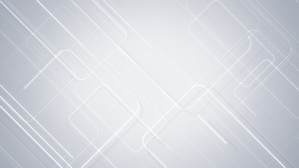 Gray rectangular lines abstract background