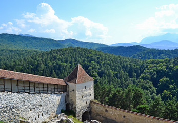 Old stone fort in Romania