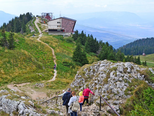 View of the Carpathians in Romania