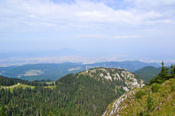 Obraz premium View of the Carpathians in Romania