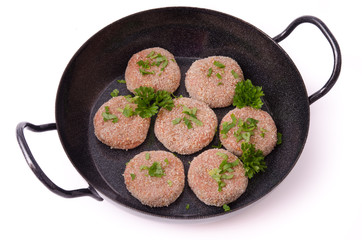 Bulette, Pfanne rustikal
