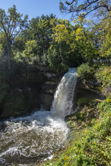 Minnehaha Waterfall in Minneapolis, USA