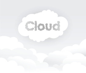 grey cloud background