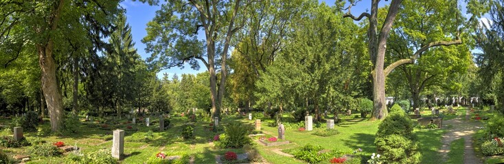 Der Hauptfriedhof in Frankfurt am Main