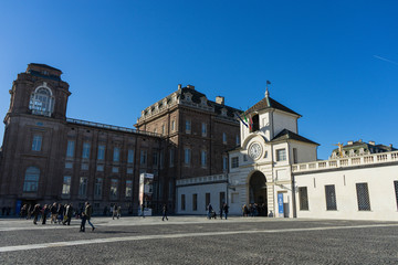 Fototapeta na wymiar Venaria Reale, Republic Square