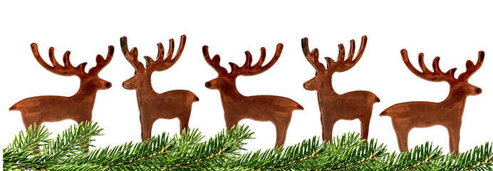 Weihnachtsdekoration Hirsch