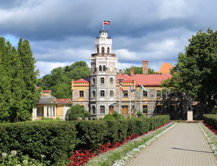 Neogothic Sigulda New Castle in Latvia was built in 1878