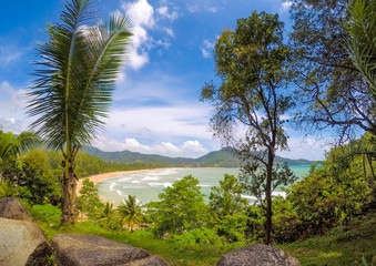 Obraz premium Kamala beach from above