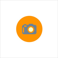 Photo camera icon. Vector Illustration