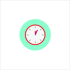 Clock icon. Vector Illustration
