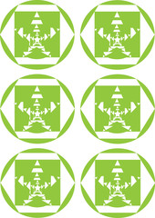 Abstract Star Vector