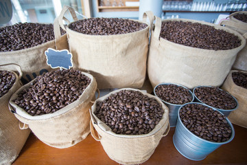 Coffee Beans in a bag.