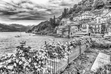 The picturesque village of Varenna over the Lake Como, Italy