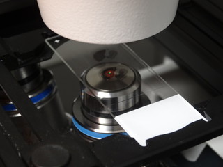 Microscope, Ocular, Objective closeup