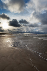 Stormy day, Baltic sea, Latvia.