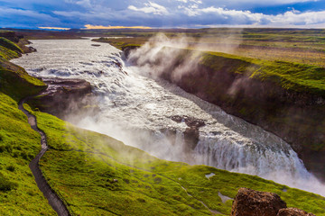 Gullfoss - Golden Waterfall