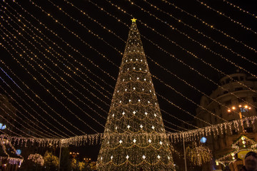 Christmas tree, Christmas Fair 2017, Bucharest, Romania