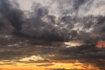 Beautiful background from evening  sky.