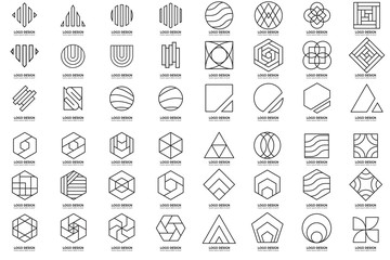 Modern Minimal Vector Logo for banner