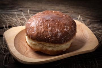 Traditional sweet donut.
