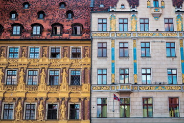 Fototapeta na wymiar Wroclaw, Historische Fassaden