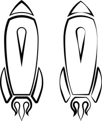 Rocket Icon, Start Up Design