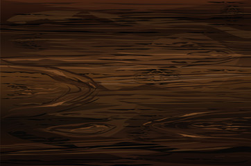 Texture of dark wood crust as a natural background. Vector. Empty