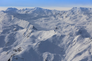 Fototapeta na wymiar winter mountain landscape in Austria