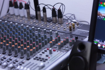 Audio Mixete svitcher control station
