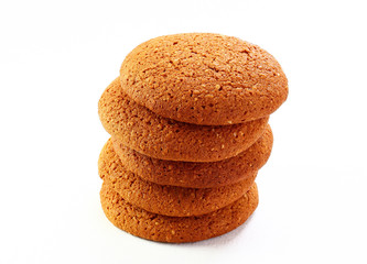  pastry, biscuit,  cookies isolated white background