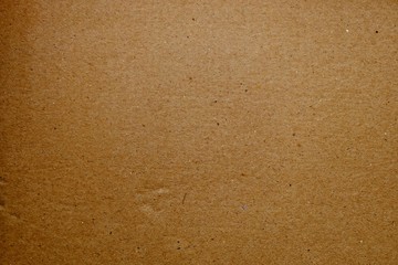 Horizontal Texture of Brown Corrugated Cardboard Background