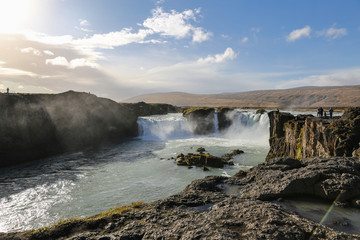 Godafoss waterfall in Iceland